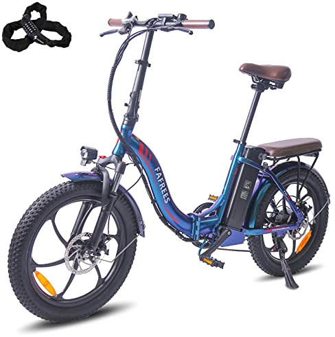 Fafrees F20 PRO Herren E Bike Klapprad 20 Zoll Fatbike [ Offiziell ] Elektrofahrrad 36V 20AH Akku, Damen E-Bike Elektrisch Fahrrad 250W, Ebike 25km/h, Klappbar E Mountainbike Erwachsene 140kg