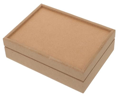 Operitacx Unvollendete Holz-truhe Mit Klappdeckel Große Holzbox Für DIY-kunsthandwerk Aufbewahrungslösung Für Schmuck Spielzeug Und Mehr Unlackiert Und Bereit Zum Gestalten