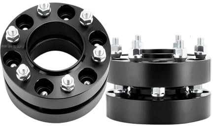 Auto Spurverbreiterung Für Ford Für Ranger Alle Modelle 38 Mm Distanzstück-Set Und Schrauben 6 X 139,7, Anschraubbare Alu-Nabe Centric 93.1 4-teilige Spurverbreiterungen Auto-Rad-Distanzscheiben
