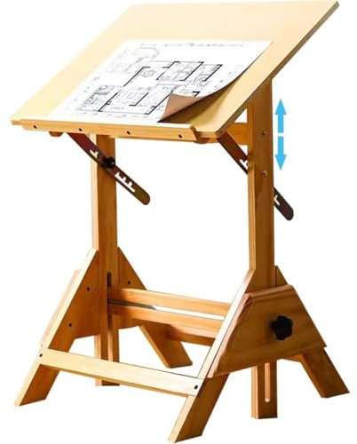 Spezielle Werkbank Für Kunststudenten, Zeichentisch Für Ingenieure, Höhenverstellbarer Stehtisch, Manueller Stehtisch Über Dem Bett, Für Atelier, Kalligraphie