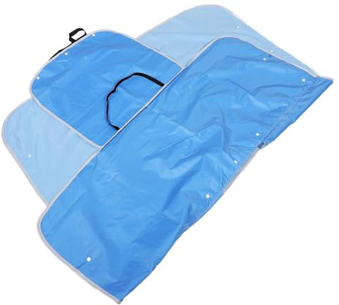 ZOAPDEBCE Cubierta de Motocicleta Cubierta de Moto Edredón for Parabrisas de Scooter eléctrico, Funda for Lluvia Azul(BLU)