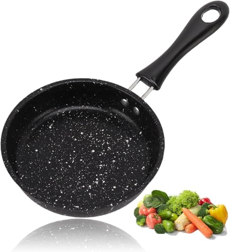 LIAESMART kleine pfanne, Spiegeleipfanne, 12cm Mini pfanne