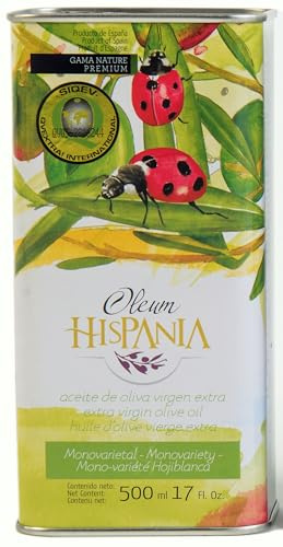 Oleum Hispania | Aceite de Oliva Virgen Extra Variedad Hojiblanca Lata de 500 ml.