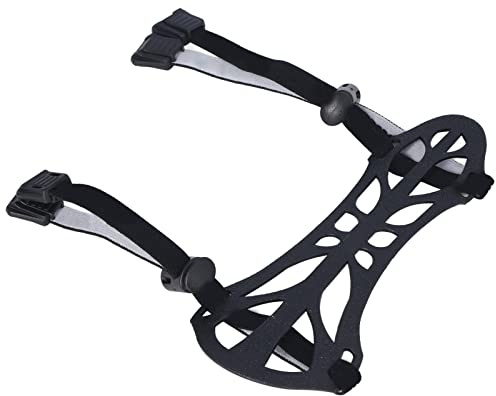 Ghzste TPE - Protector de Brazo de Tiro con con Correas Ajustables, protección contra antebrazos para y, Accesorios Deportivos al Aire Libre, diseño ventilado (Negro)