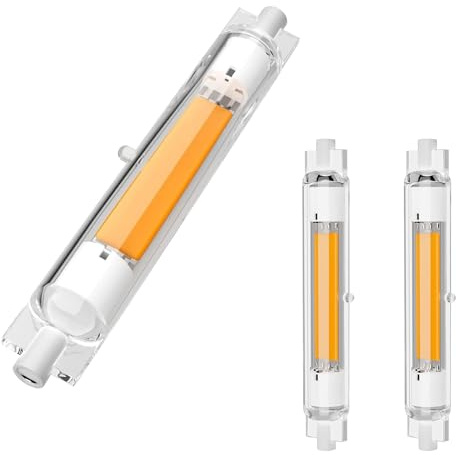 GDYOD R7S LED 118mm Dimmbar, 30W Ersatz für Halogenstab 118mm 300W, R7S Stab Kaltweiß 6000K 3000LM, Kein Flackern, 360°Abstrahlwinke, 2er Pack