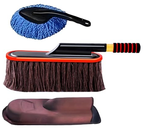 Chiffonnette pour Voiture Brosse De Nettoyage Auto Rotative Et Amovible