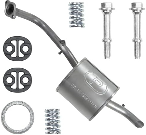 POLMOstrow Auspuff für Toyota Yaris 2 II XP9 2005-2012 | Endtopf, Motoren: 1.0 | Fließheck