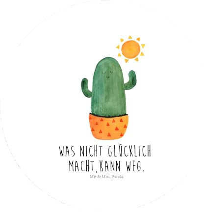 Mr. & Mrs. Panda Magnet Kaktus Sonne - Geschenk, für pinwand, glücklich, Geschenkidee, pinnwand, Kakteen, Kühlschrankmagnet, kühlschrank, Notizhalter, Sonnenschein, Freundin