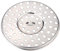 Cafopgrill Scarico a Pavimento Rotondo in Acciaio Inox, 8,5 cm di Diametro Scarico per Doccia Balcone Scaricatori di drenaggio Griglia di Scarico colino per Bagno Cucina WC Giardino Esterno