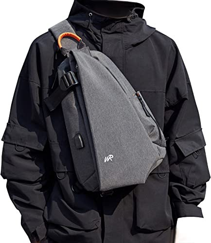 SZSYCN Schultertasche, diebstahlsichere Umhängetasche, leichte Brusttasche, wasserabweisende Umhängetasche, multifunktionaler Tagesrucksack für Outdoorsport, Wandern, Radfahren und Reisen