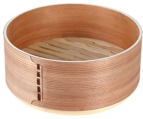 KELUNIS 9 Inch Extra Deep Bamboo Steamer for Cooking Vegetables And Dumplings, 2 Tiers Basket with Lid, Healthy Food Cooking for Rice, Fish, Meat & Desserts