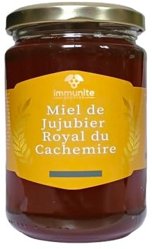 Miel de Jujubier du Cachemire - Première qualité - Poids net 500g - Pur - 100% naturel -miel rare parmi les meilleurs au monde - vertues immenses et nombreuses - immunite BOOSTER