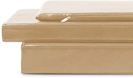 MOTT wasserdichte Sitzkissen Bankkissen Gartenmöbel Regal Sitzauflage für 2-3-Sitzer,Ultra Dicke 8/5/3cm Bankauflage Kunstleder Holzkissen mit Reißverschluss,Weiches Esszimmerstuhlkissen