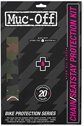 Muc-Off, Chainstay Protection Kit-Camo Unisex Erwachsene, Natur, Einheitsgröße