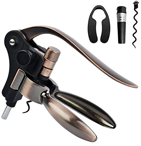 Sacacorchos de vino,Sacacorchos manual de mano para abridor de botellas,Ergonómico