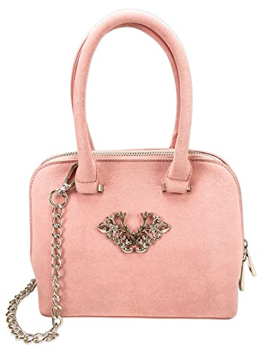 Alpenflüstern Trachtentasche Ornament-Hirsch - Damen Trachten Handtasche, Schultertasche fürs Dirndl, Tasche zur Tracht, Dirndltasche (in traditionellen Farben) DTA094