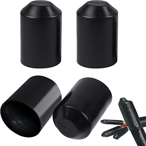 Gaine Thermorétractable Capsules Gaine Retractable Étanche pour Fil Électrique 30mm Diamètre Tube Thermorétractable Protection D'isolation Étanche pour Les Extrémités de Câble (30mm)