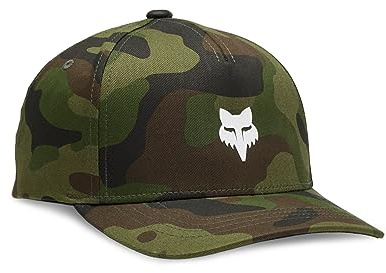 Fox Racing Youth CAMO 110 SB HAT, Green CAMO, One Size