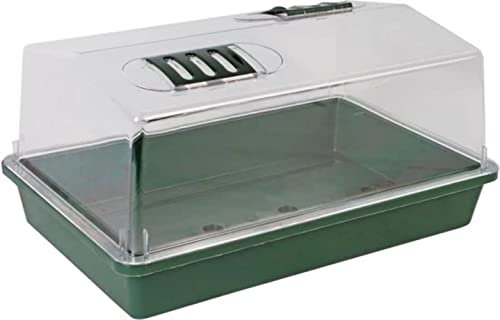 Synx Tools Zimmergewächshaus, Anzuchtkasten, Anzuchtschrank mit Deckel 37,5 cm, Gartenarbeit, Gemüsegarten Artikel, Gewächshaus mit erhöhten Deckel