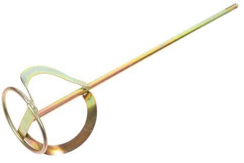 Asta Miscelatrice Oro in Acciaio al Carbonio per Resine e Pitture | Uso in Casa e Cantiere, Resistente All’usura, Adatta a Resine e Tinture