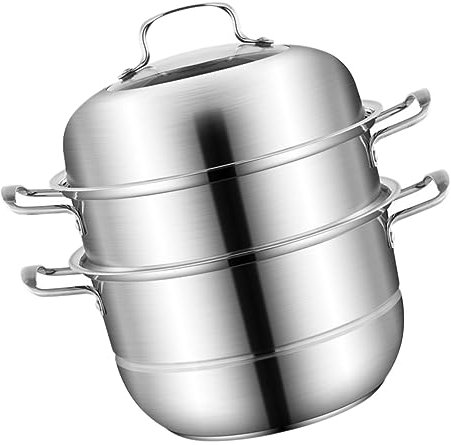 Garneck Vaporera De Acero Inoxidable Para Cocina Vaporera Para Ollas Para Sopas Para Cocinar Alimentos Incluye