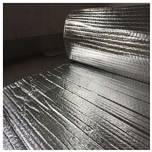 Isolierfolie Dämmfolie Isolierfolie selbstklebend Doppel-Aluminium-Noppenfolie Heizkörper-Isolierfolie 4-5mm Dampfsperre Isolierung Noppenfolie Paket für Wände, Böden und Dächer