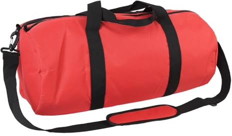 SIXRUN Notfalltasche für Ersthelfer, Großes Fassungsvermögen, mit Verstellbarem Schultergurt, Reflektierendem Streifen, 600D Oxford-Stoff für Outdoor, Camping, Reisen, Sport (Rot)