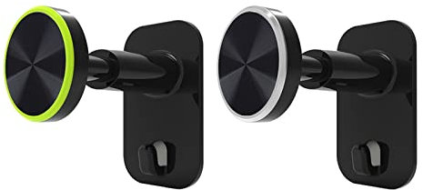 Kopfhörerständerhalter Kopfhörerständer Universal-Kopfhörer-Headset-Aufhänger Wandhaken Teleskop-Design Kopfhörerhalter Gaming-Kopfhörerständer Rack for PC-Gaming, Büro Kopfhörerhalterung(Green Silver