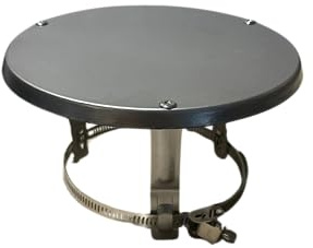 Chapeau de cheminée en acier inoxydable pour conduit diamètre 110 à 139 mm