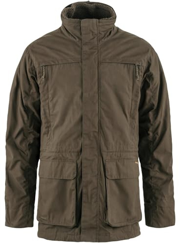 FJALLRAVEN 12500158-633 Barents 3 in 1 Hydratic Jacket M Giacca Uomo Dark Olive Taglia XXXL
