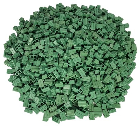 Lego® 1x2 Mauersteine Sandgrün – 100 Bausteine für epische Bauwerke & grenzenlose Fantasie!