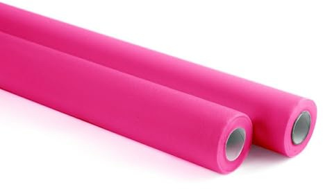 Generico ROTOLO TNT DA 140 CM PER 5 METRI - 45gr | VARI COLORI | TOVAGLIA USA E GETTA COPERTURA INTERNI ESTERNI TAVOLI FESTE CERIMONIE EVENTI FIORISTA (Fucsia)