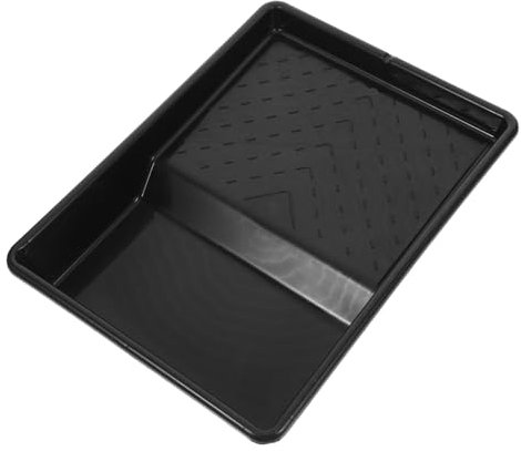 SHINEOFI Vassoio Per Vernice Plastica Vaschetta Per Rulli Da Dipingere Portarivestimenti Monouso Per Pittura Murale Accessori Per Vernice Nero