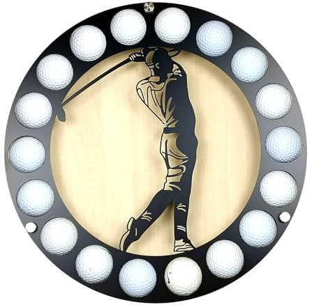 Golfball-Halterung zur Wandmontage – Wandhalterung, runder Monitorhalter | Tragbares Golfball-Display-Rack, elegante und kreative Wandmontage-Dekoration für den Sound