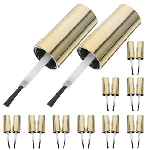 IMIKEYA 20pcs Gel Polish Brush for Nail Polish Bottle Replacement Ergonomic Nail Brushes for Precise Dip Powder and Gel Liquid Application Flexible Fit for Salon and Home Use