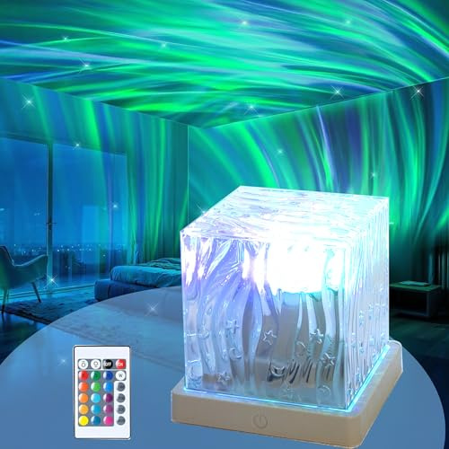 FineLiMoLa Northern Lights Galaxy Projector,16 Colors Lights with Remote Control