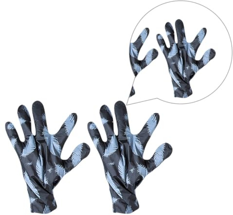GOOHOCHY Maschera Carta e Esfoliante per Fango Minerale Mani con le Guanti Nutrienti di Alluminio Tessuto, Riduce Rughe Sottili, per Cura Mani Donna e Uomo