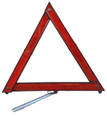 Varningstrianglar för bil Bilstativ Vikt stoppskylt Reflektor Bil Nödhaveri Varningstriangel Röd Reflex(2PCs)