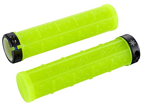 SUPACAZ Grizips Griffe für Erwachsene, Uni, Neongelb, durchsichtig.