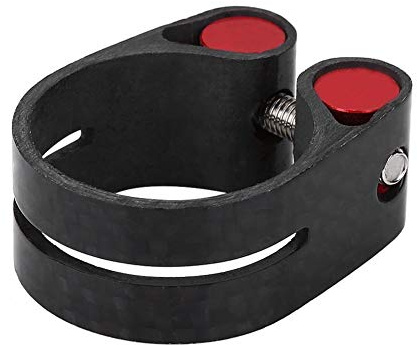 VGEBY1 Fahrrad Sattelstützenklemme, Carbon Fahrrad Sattelstützenklemmen für Rennräder & Mountainbikes Fahrradklammer Zubehör (# 1)