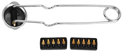 Flint Striker 1Pc Flints Spark Feuerzeug Vernickelter Rundkopf Stahl + 10Pcs Zünder Flints Camping Feuerzeuge Feuerstarter Werkzeug zum Schweißen Outdoor Sport