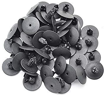 50pcs 10mm Auto Foro Rivetti di plastica Rivetti di fissaggio Fender Paraurti Pinello Pin Clip adatti per Toyota VW Renault