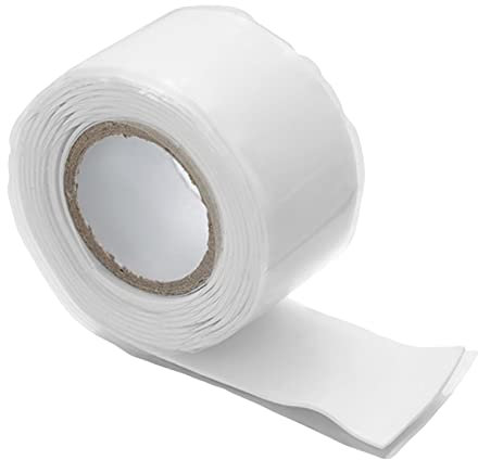 A/R 10 reparación silicona autofusibles | Cinta impermeable gruesa para fugas manguera agua, cinta adhesiva gruesa duradera para reparar fugas tuberías, color blanco