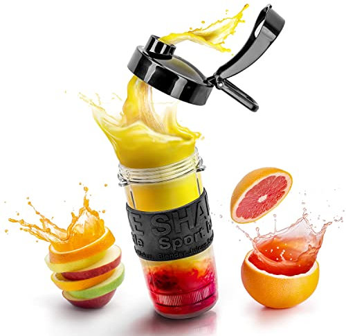 Duronic BB4 Trinkflasche für Standmixer | 400 ml Inhalt | BPA Frei | Passend zu BL510 Mixer für Smoothies und Shakes | Proteinshake, Fitness Drink, Babynahrung