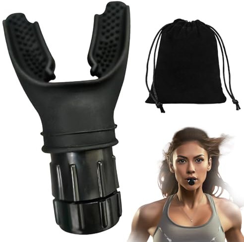 Omlalayi Appareil d'exercice Pulmonaire, Entraîneur de Respiration Poumons, Outil d'entraînement Respiratoire Portable pour Poumons avec Résistances Réglables pour Améliorer la Capacité Pulmonaire