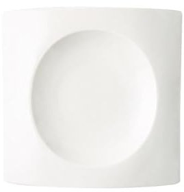 Teller Abendessen Keramik-Essteller, kreativ, quadratisch, tiefer Teller, dicker Suppenteller, Dessertteller, Sushi-Teller, Restaurant-Spezialitätengeschirr, kalter Teller Speiseteller der Empfangspar