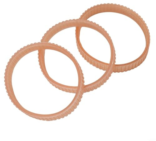 Lot de 3 courroies d'entraînement de rechange pour rabot électrique NF90, 255 mm, largeur 12 mm