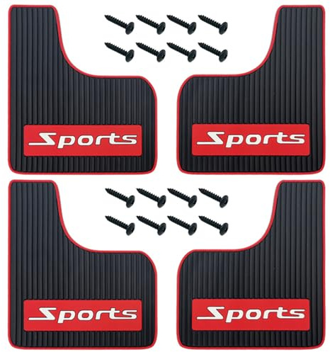 4Pcs auto paraspruzzi, universale parafango in gomma, morbido senza collisione anteriore e posteriore paraspruzzi parafango per auto anteriore o posteriore guardie