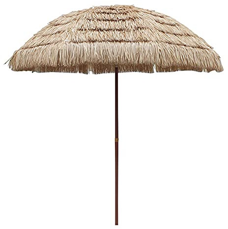 UV-Schutzschirm, Regenschirm, Regenschirm, tragbarer Strandsonnenschirm, winddichter Terrassenschirm, Außenschirm im hawaiianischen Stil, für Rasen, Pool, Hinterhof, Gartenschirm X