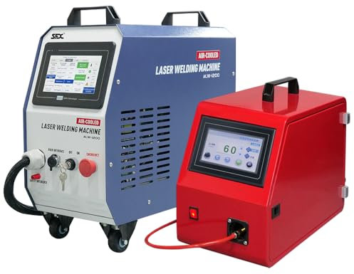 LYXC 1200-W-Laserschweißgerät, 220 V, handgeführtes, luftgekühltes Design, leichtes integriertes Schweißgerät mit Drahtvorschub für Kohlenstoffstahl, Aluminium usw.